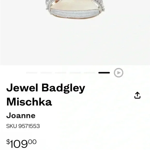 NWT JEWEL BADGLEY‎ MISCHKA JOANNE HEELS